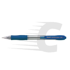 Bolígrafo Pilot Supergrip Azul | Retráctil | 0.4mm